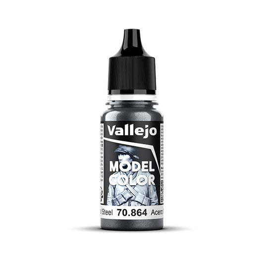 Vallejo Model Color- Natural Steel, 18 ml.