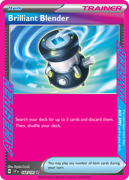 Brilliant Blender - Surging Sparks 164/191  (Foil) - Near Mint - Ungraded