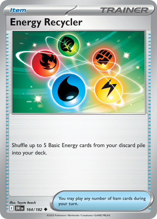 Energy Recycler - Destined Rivals 164/182 - Near Mint