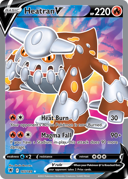Heatran V (Full Art) - Astral Radiance 165/189 (Foil) - Near Mint