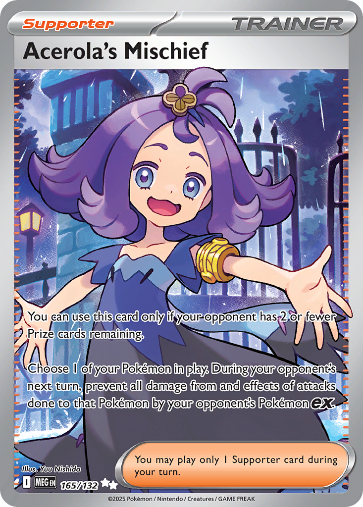 Acerola's Mischief - Mega Evolution 165/132 (Foil) - Near Mint