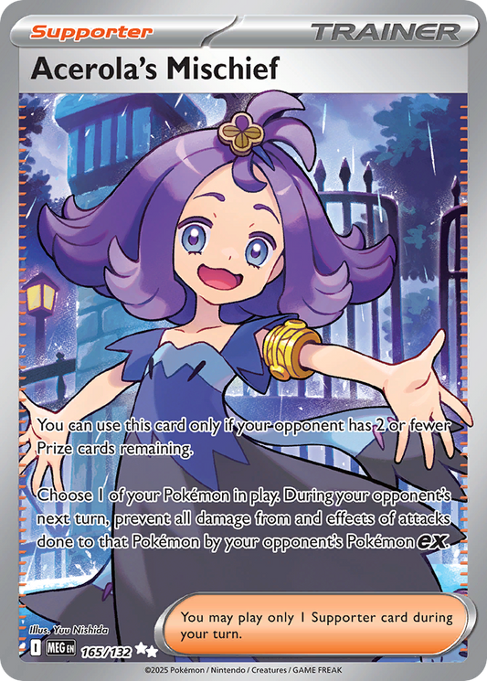 Acerola's Mischief - Mega Evolution 165/132 (Foil) - Near Mint