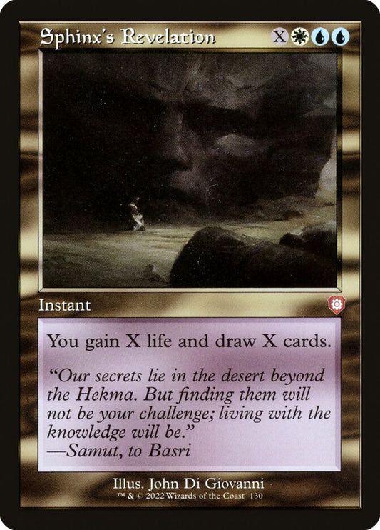 Sphinx's Revelation - BRC 130