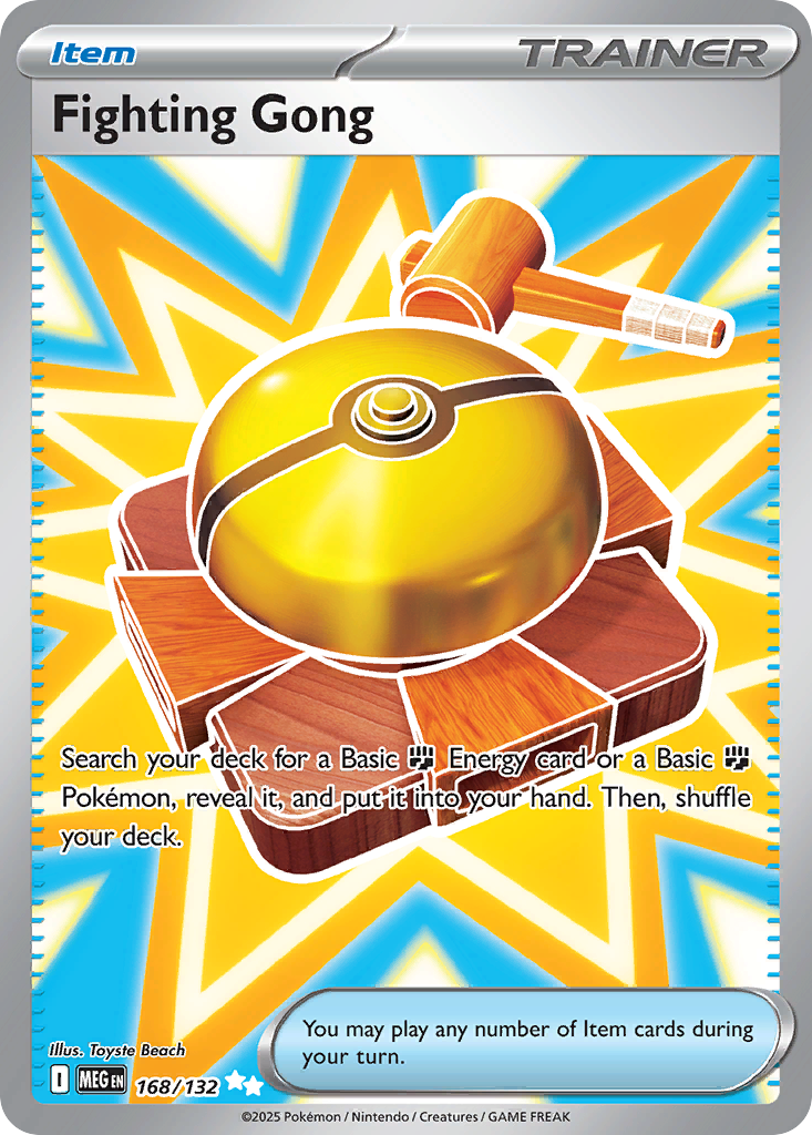 Fighting Gong - Mega Evolution 168/132 (Foil) - Near Mint