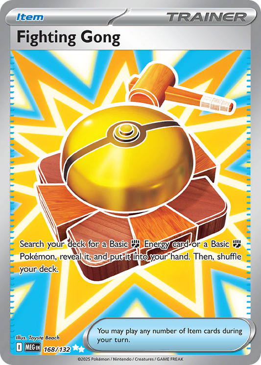 Fighting Gong - Mega Evolution 168/132 (Foil) - Near Mint