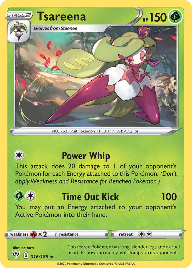 Tsareena - Darkness Ablaze 016/189 - Near Mint