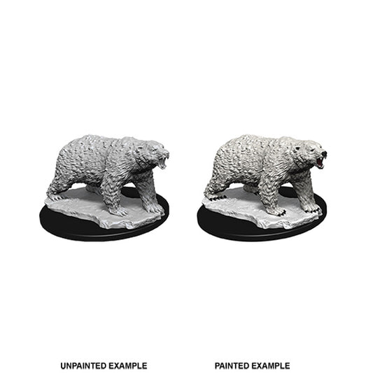 Wizkids Deep Cuts Miniatures: Unpainted Minis - Polar Bear