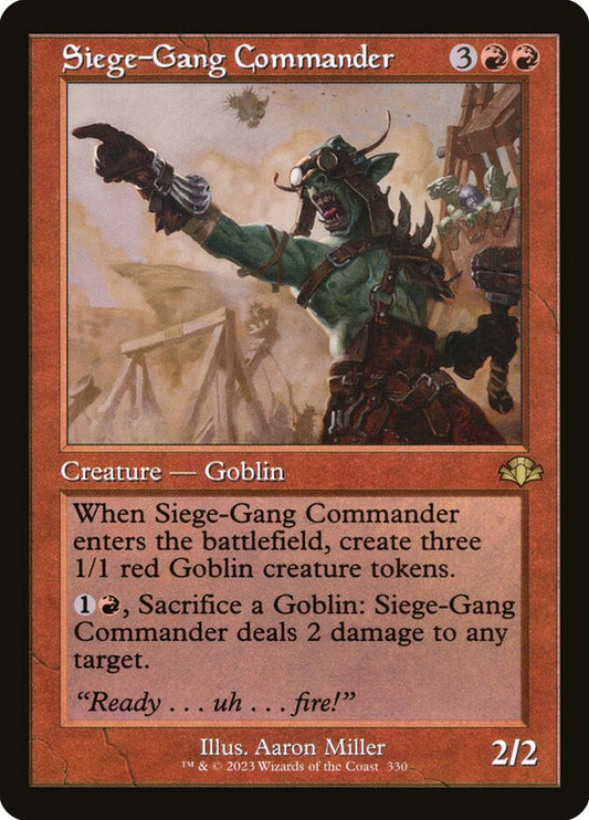 Siege-Gang Commander - DMR 330