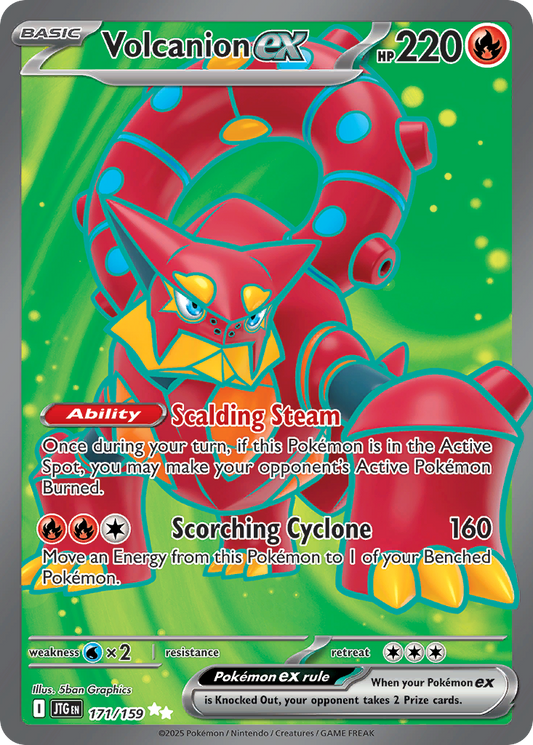 Volcanion ex - Journey Together 171/159 (Foil) - Near Mint