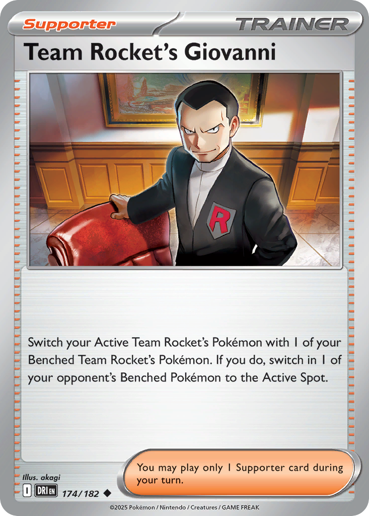 Team Rocket's Giovanni - Destined Rivals 174/182 - Near Mint