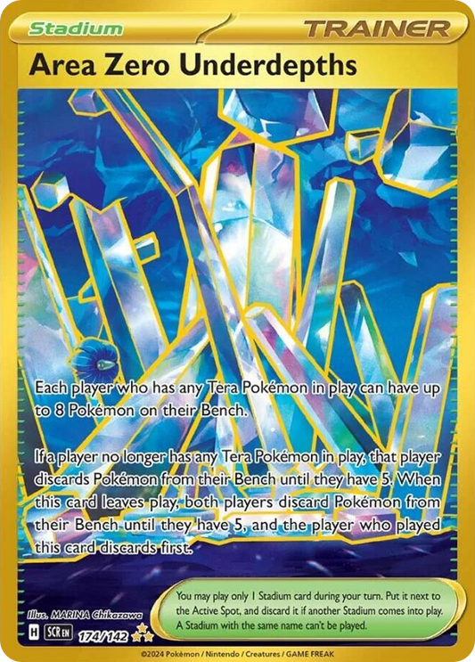 Area Zero Underdepths - Stellar Crown 174/142  (Foil) - Near Mint