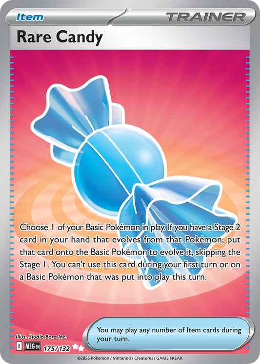 Rare Candy - Mega Evolution 175/132 (Foil) - Near Mint