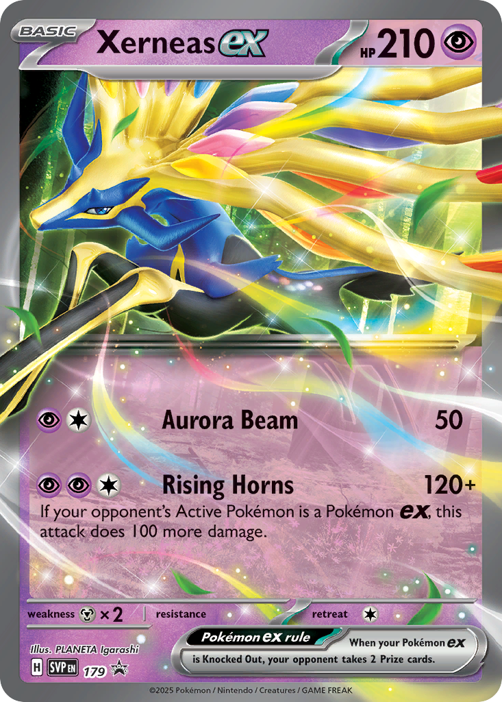 Xerneas ex - Scarlet & Violet Promo 179 (Foil) - Near Mint