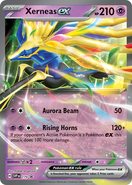 Xerneas ex - Scarlet & Violet Promo 179 (Foil) - Near Mint