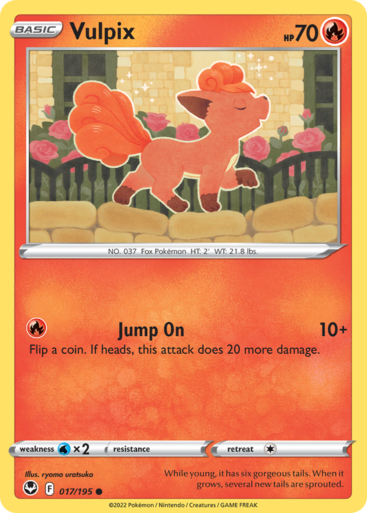 Vulpix - Silver Tempest 017/195 - Near Mint