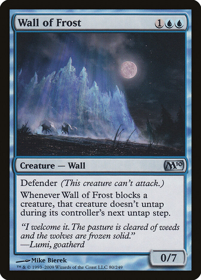 Wall of Frost - Magic 2010 (M10) 80