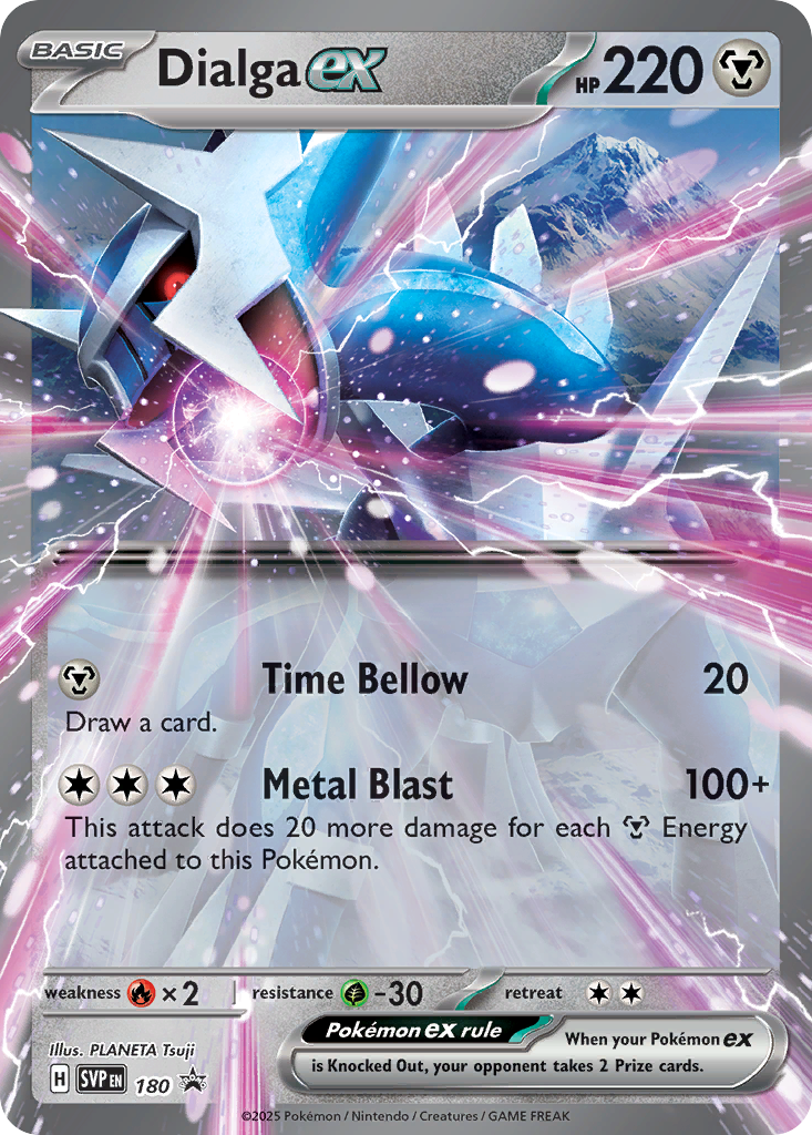 Dialga ex - Scarlet & Violet Promo 180 (Foil) - Near Mint