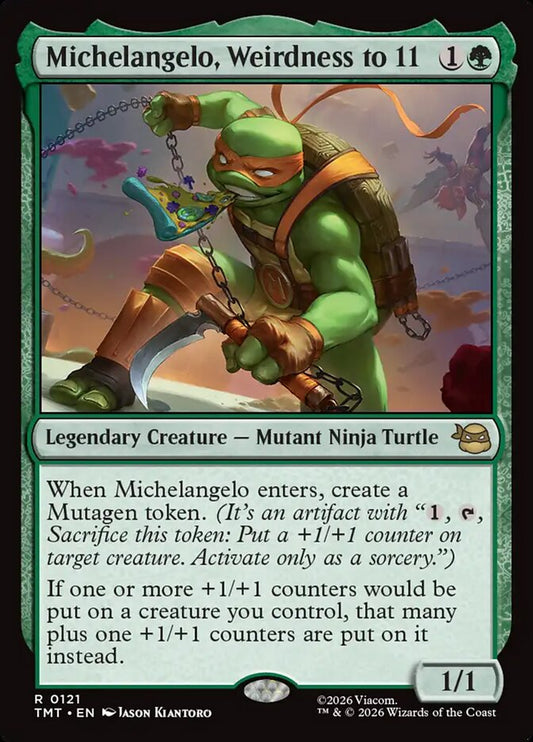 Michelangelo, Weirdness to 11 - TMT 121