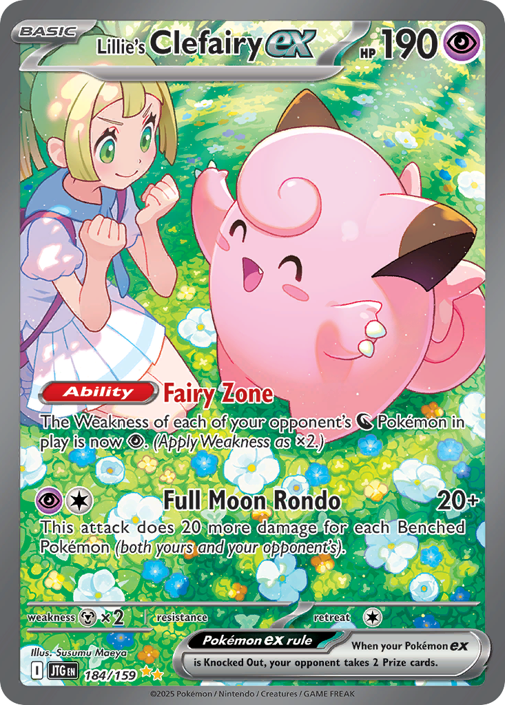 Lillie's Clefairy ex - Journey Together 184/159  (Foil) - Near Mint