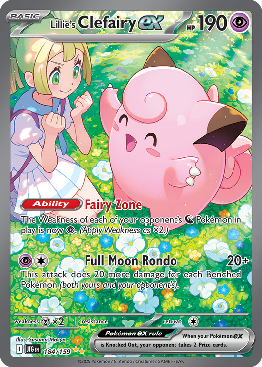 Lillie's Clefairy ex - Journey Together 184/159  (Foil) - Near Mint