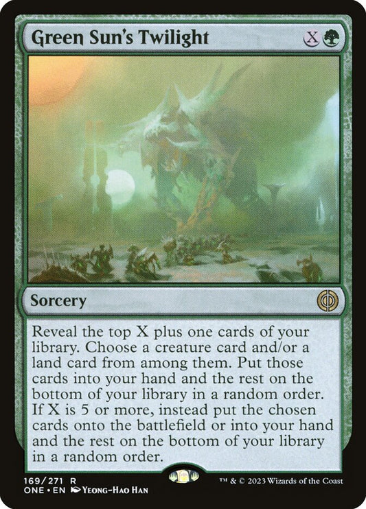 Green Sun's Twilight - ONE 169