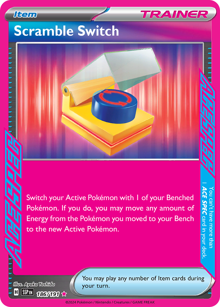 Scramble Switch - Surging Sparks 186/191 (Foil) - Near Mint