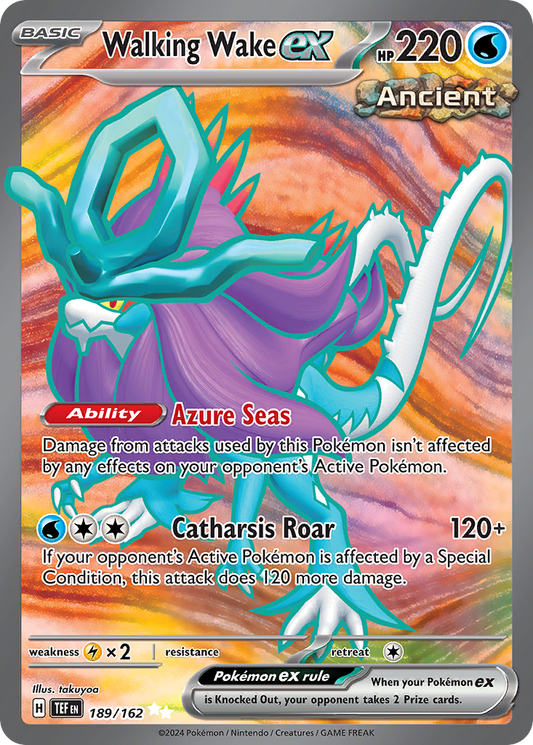 Walking Wake ex - Temporal Forces 189/162 (Foil) - Near Mint