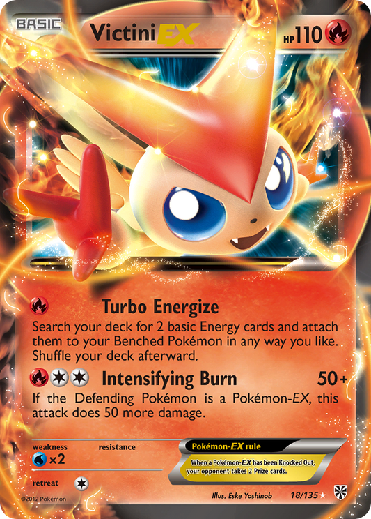 Victini EX - Plasma Storm 18  (Foil) - Lightly Played