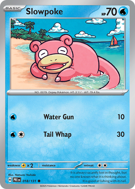 Slowpoke (Master Ball Pattern) - Prismatic Evolutions 018/131 (Foil) - Near Mint