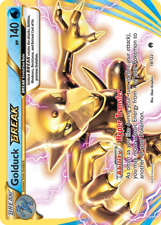 Golduck BREAK - BREAKpoint 18 (Foil) - Heavily Played