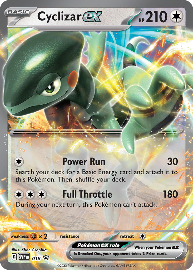 Cyclizar ex - Scarlet & Violet Promo 18 (Foil) - Near Mint