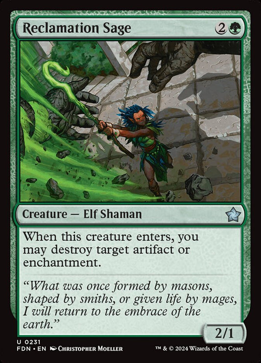 Reclamation Sage - FDN 231