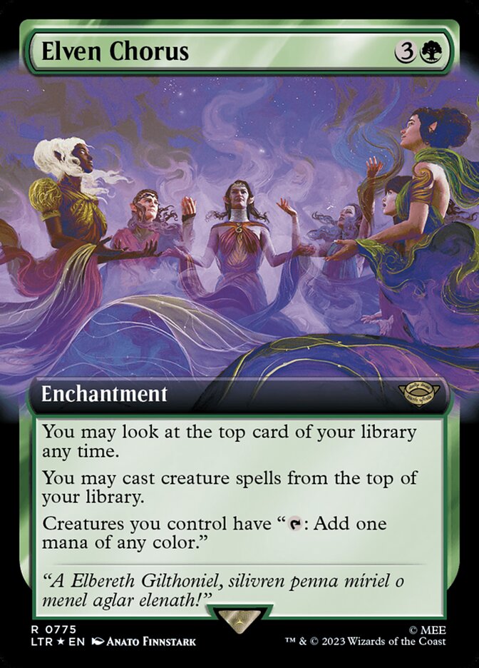 Elven Chorus - The Lord of the Rings: Tales of Middle-earth 775 (Foil)
