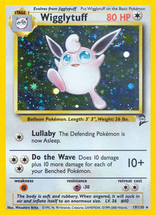 Wigglytuff - Base Set 2 19 (Foil) - Damaged