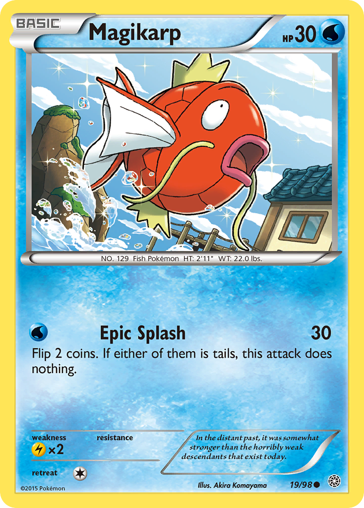 Magikarp - Ancient Origins 19 (Foil) - Lightly Played