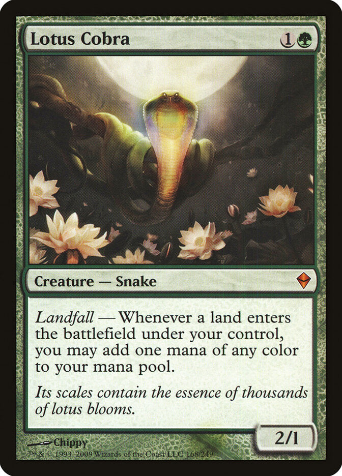 Lotus Cobra - Zendikar 168