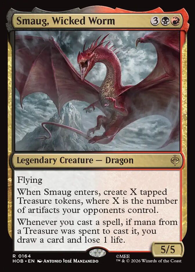 Smaug, Wicked Worm - The Hobbit 164