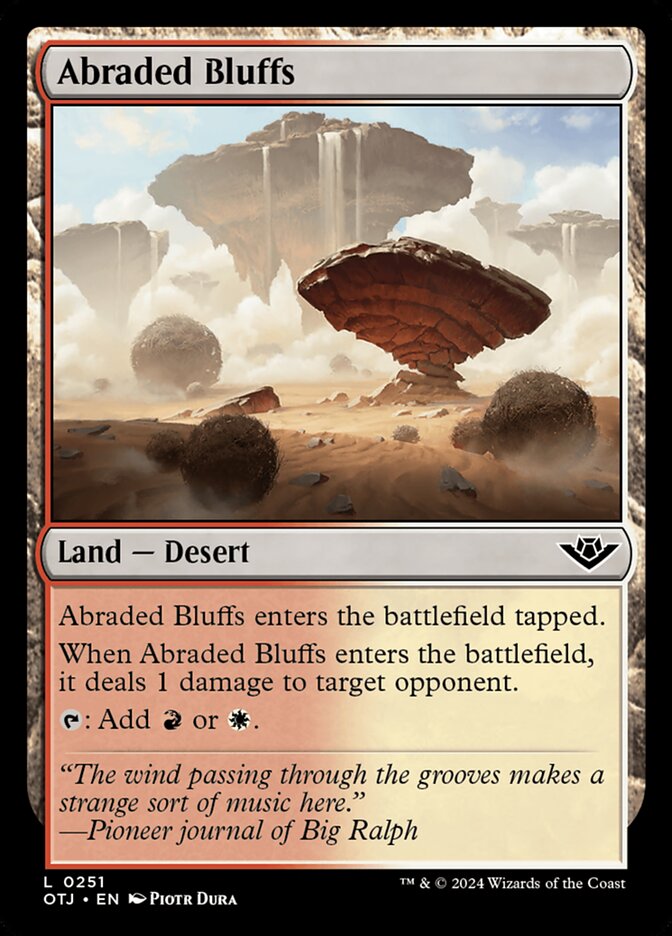 Abraded Bluffs - OTJ 251
