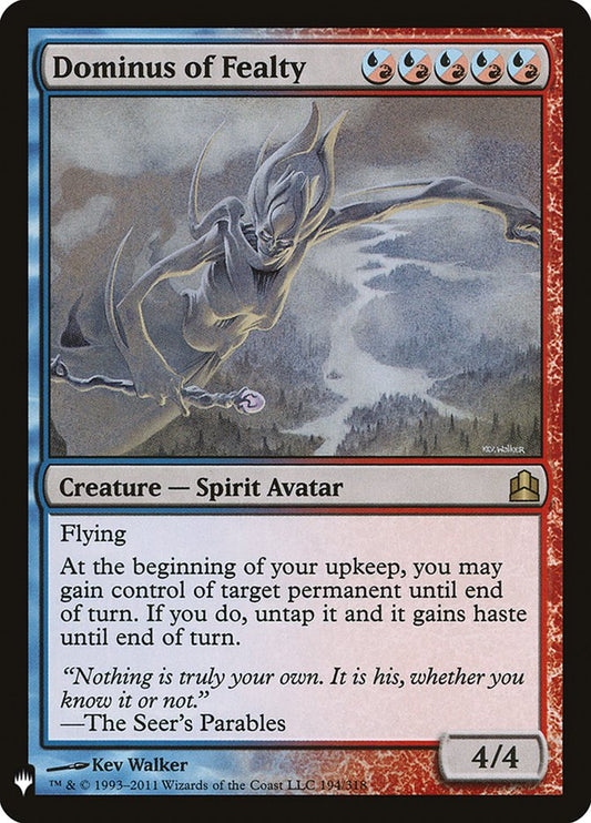 Dominus of Fealty - The List CMD-194