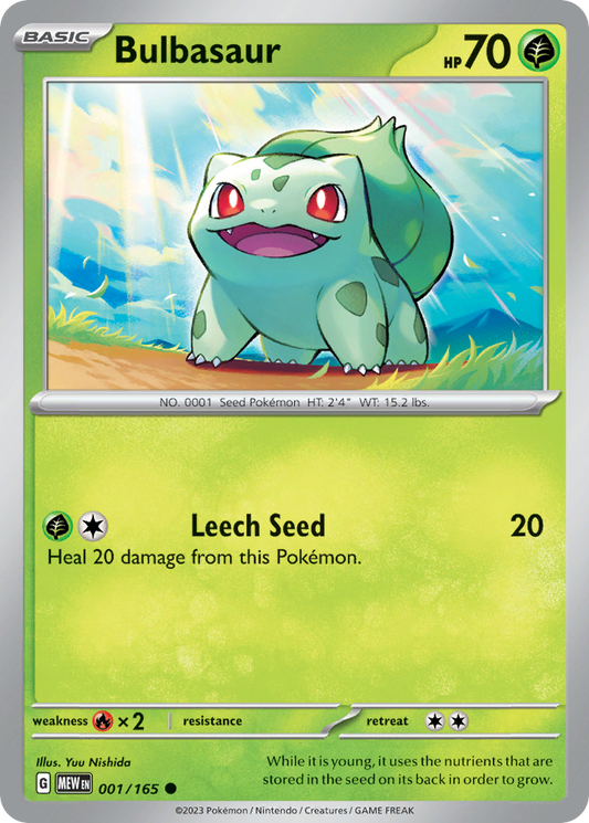 Bulbasaur - SV: 151 001/165 - Near Mint