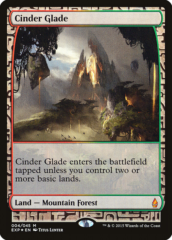 Cinder Glade - Zendikar Expeditions 4 (Foil)