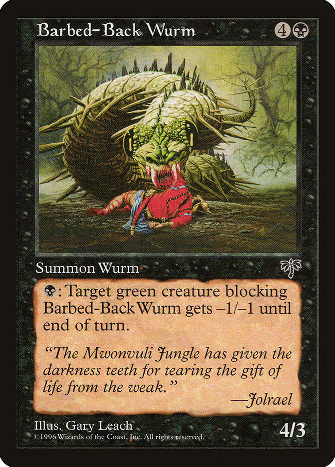 Barbed-Back Wurm - Mirage 105