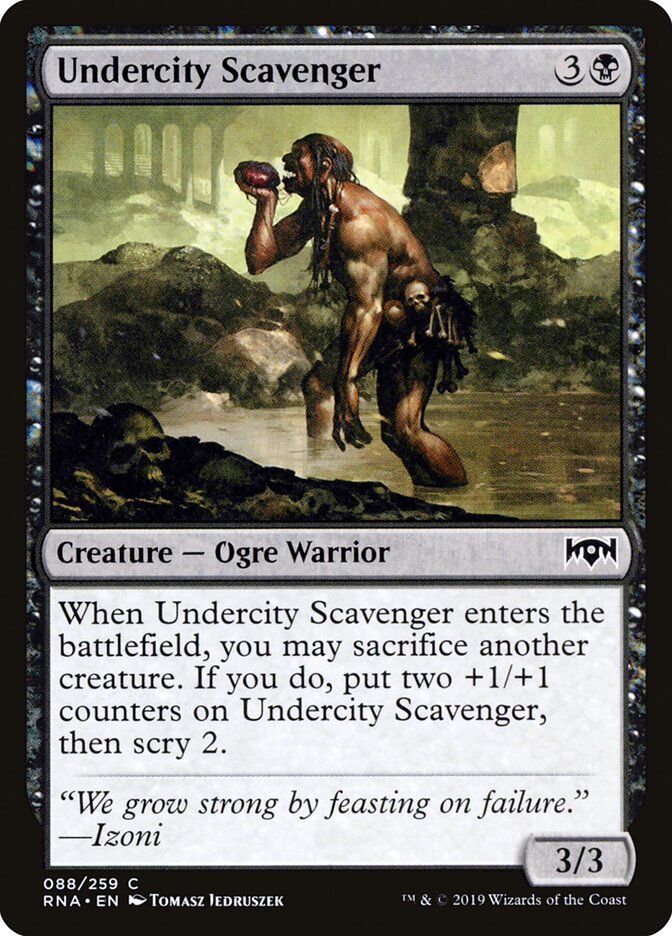 Undercity Scavenger - Ravnica Allegiance 88