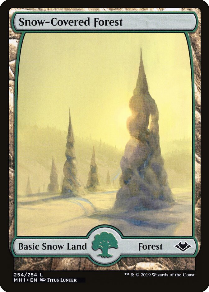 Snow-Covered Forest - Modern Horizons 254
