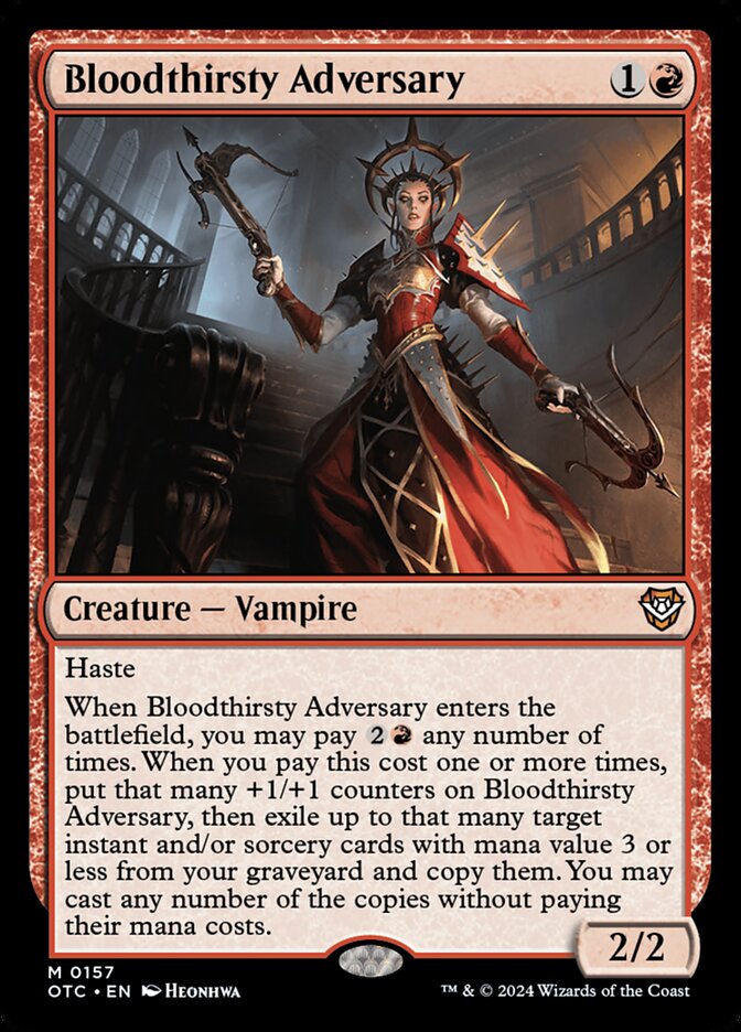 Bloodthirsty Adversary - OTC 157