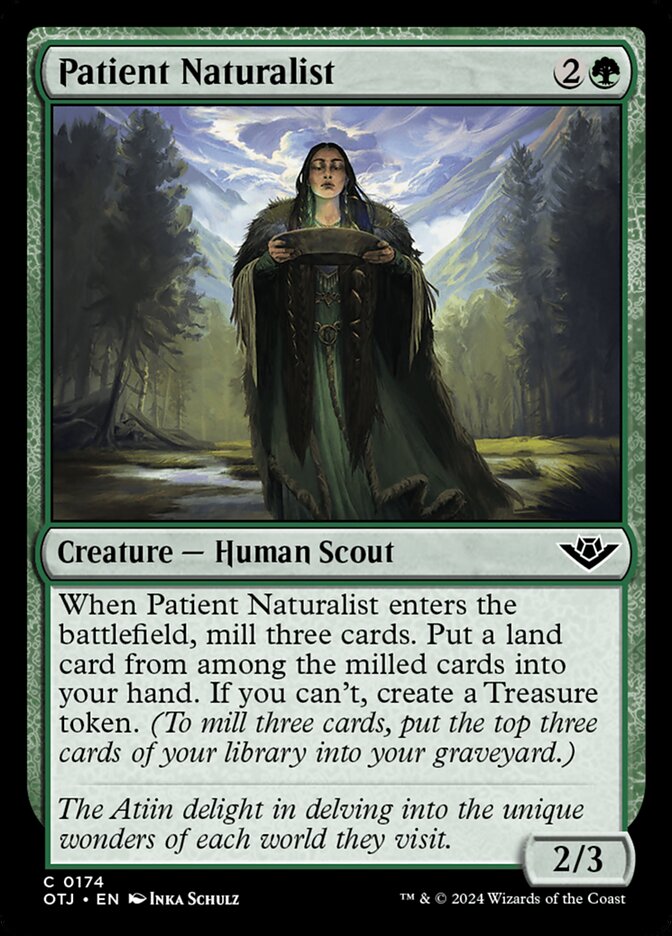 Patient Naturalist - Outlaws of Thunder Junction 174 (Foil)
