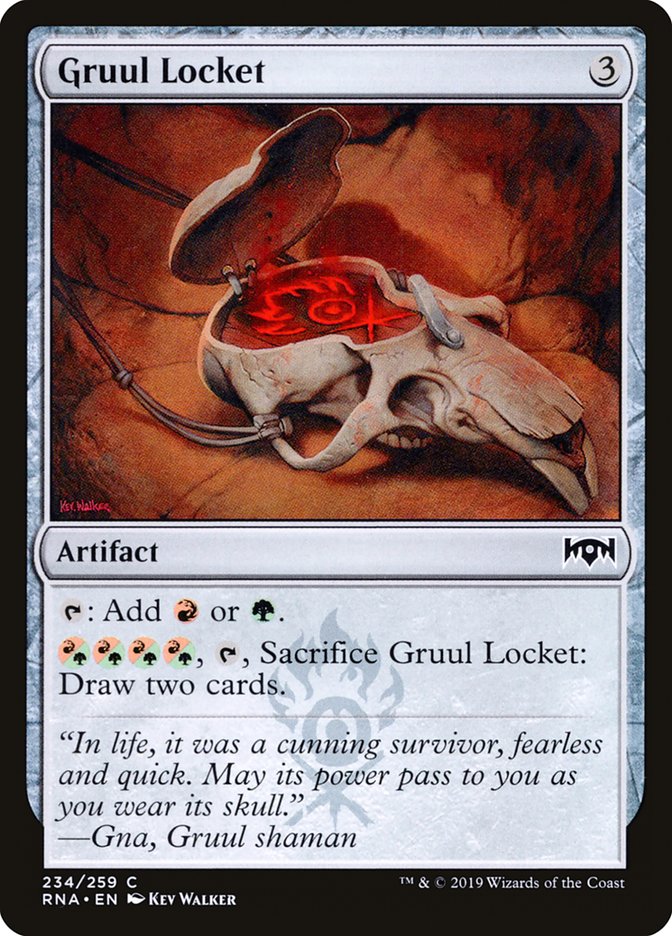 Gruul Locket - Ravnica Allegiance 234