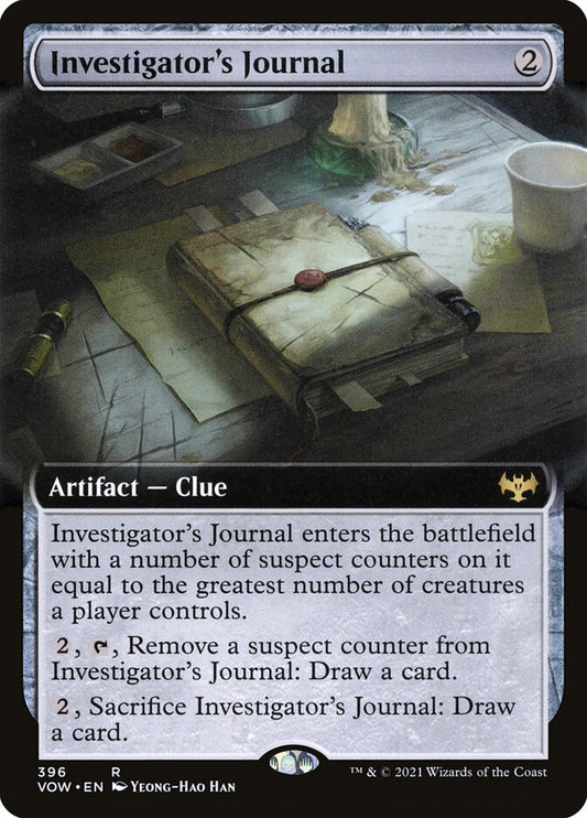 Investigator's Journal - VOW 396
