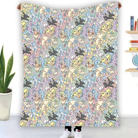 Eeveelutions Rainbow Blanket