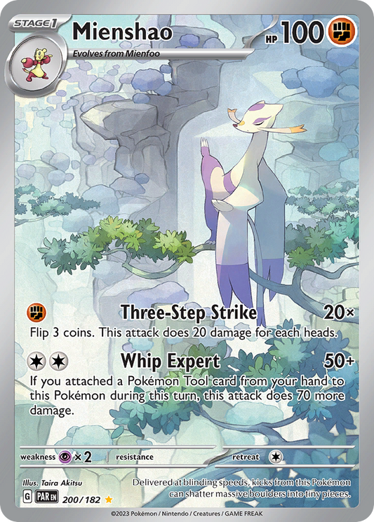 Mienshao - Paradox Rift 200/182  (Foil) - Near Mint - Ungraded